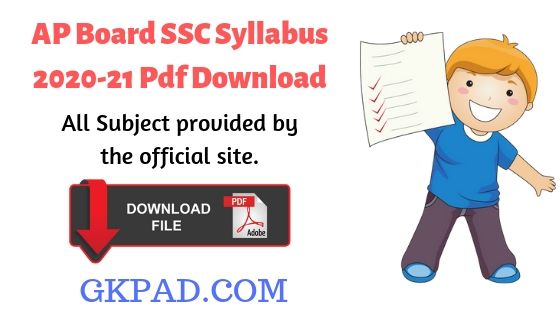 AP Board SSC Syllabus 2020-21 Pdf Download