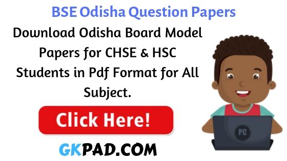 Odisha Board Question Paper 2020