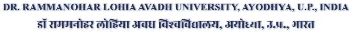 Awadh University Syllabus 2023 in Hindi PDF