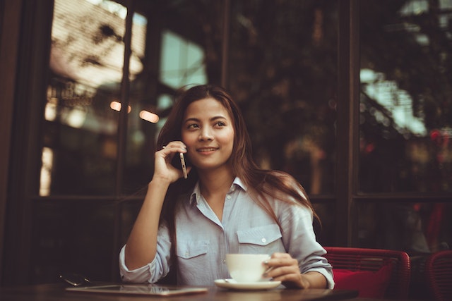 Girl on Phone