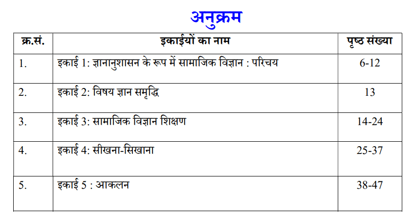Pedagogy of Social Science Book in Hindi PDF by MGAHV
