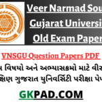 VNSGU Old Question Papers