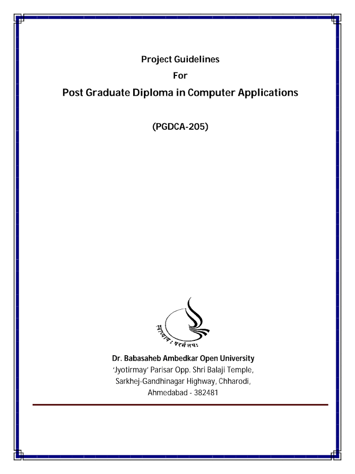 PGDCA-205: Project