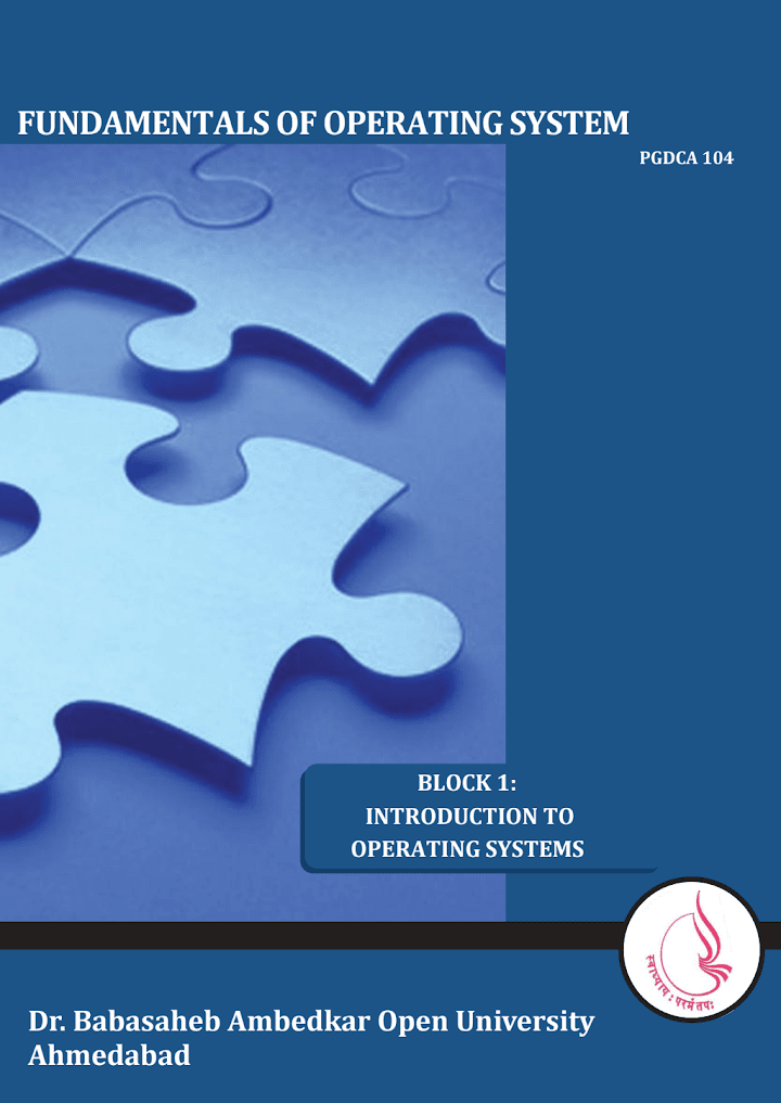 PGDCA- 104: Fundamentals of Operating System