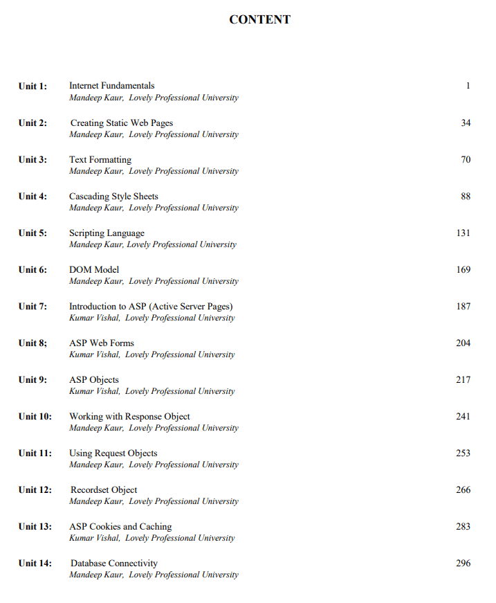 DCAP408 – Web Programming