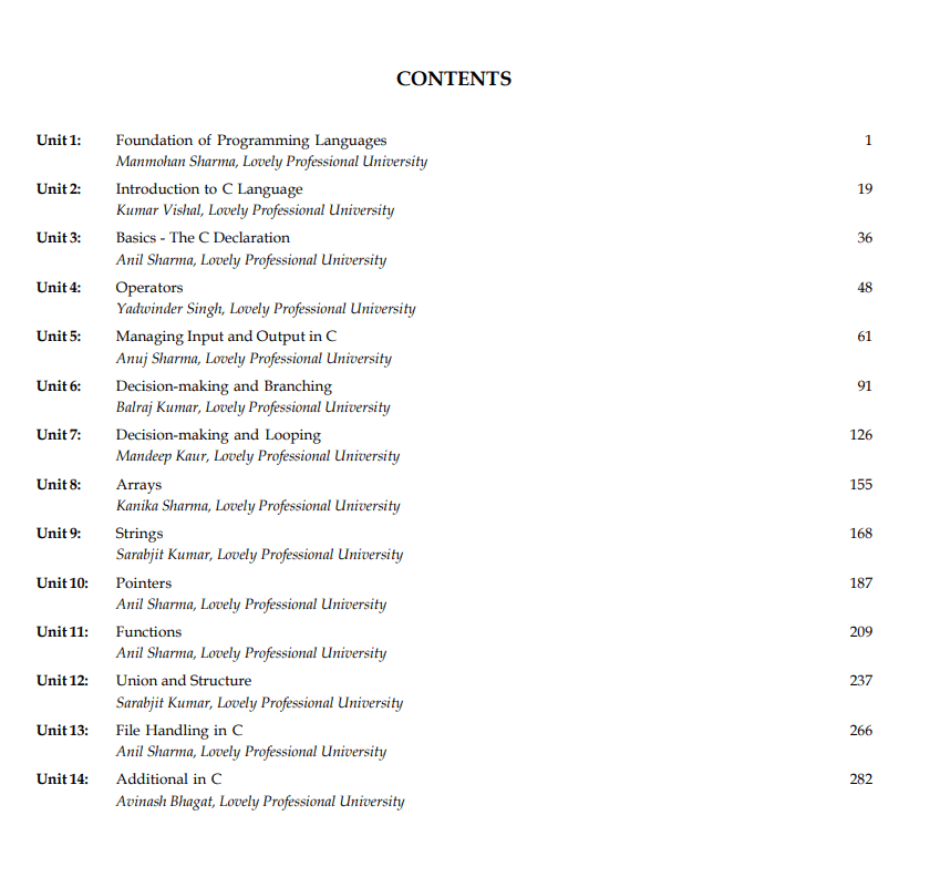 DCAP401 – Foundations of Computer Programming