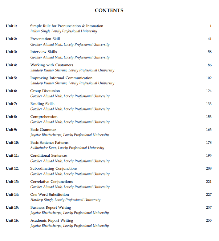 DENG401 – Advanced Communication Skills