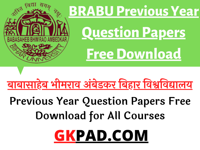 BRABU Question Paper