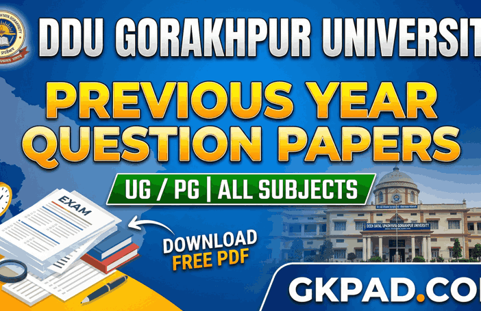 DDUGU Previous Year Question Papers