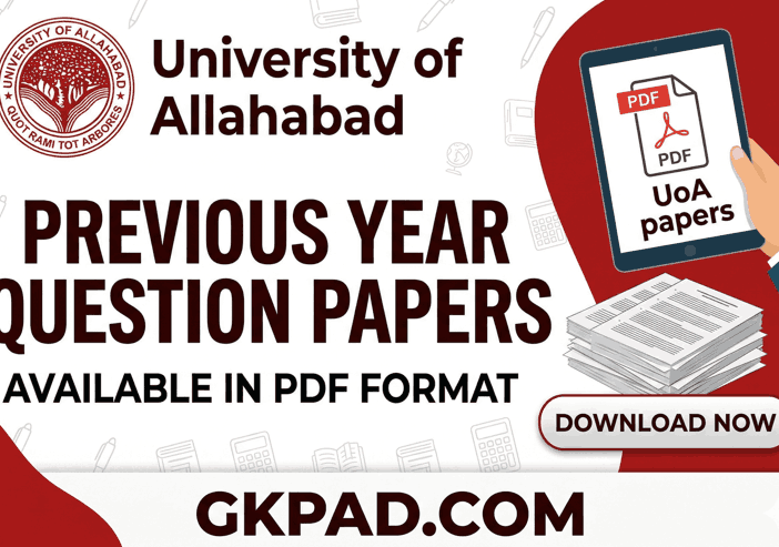 University of Allahabad Previous Year Question Paper