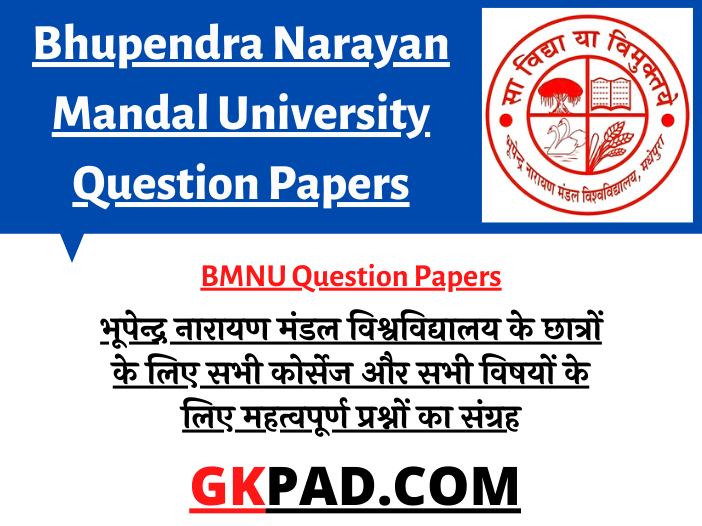 BNMU Previous Year Question Paper